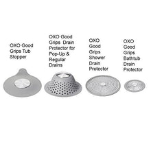Load image into Gallery viewer, OXO Good Grips Silicone Shower &amp; Tub Drain Protector
