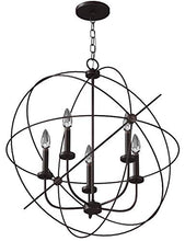 Load image into Gallery viewer, Canarm ICH282B05ORB25 Sumerside 5 Light Chandelier, Oil Rubbed Bronze
