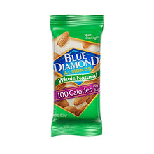 Load image into Gallery viewer, Blue Diamond Almonds Whole Natural Raw Almonds 100 Calorie On The Go Bags, 32 Count
