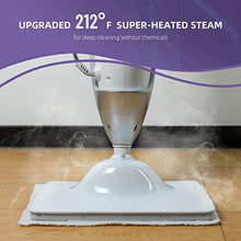 Load image into Gallery viewer, LIGHT 'N' EASY Multi-Functional steam mop Steamer for Cleaning Hardwood Floor Cleaner for Tile Grout Laminate Ceramic, 7688ANW, White
