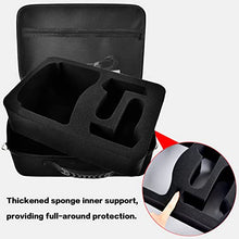 Load image into Gallery viewer, Hard Carrying Case for Oculus Quest 2 All-in-One VR Gaming Headset and Touch Controllers, Portable Travel Cover Storage Bag with Silicone Face Cover &amp; Lens Protector for Quest 2 Accessories - Black
