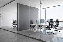 Load image into Gallery viewer, Eurotech Seating Ergohuman High Leather Seat/Mesh Back Swivel Chair, Black
