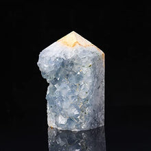 Load image into Gallery viewer, FENRIZ Natural Raw Blue Celestite Specimen Irregular Blue Celestite Crystal Cluter Point Crystal Cluster Geode Gemstone for Home Decoration, Collection, Gift,300g Home Goods (Size : 300g)
