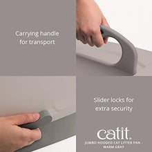 Load image into Gallery viewer, Catit Jumbo Hooded Cat Litter Pan - Warm Gray
