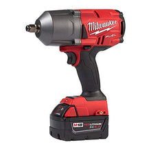 Load image into Gallery viewer, Milwaukee M18 FUEL 18-Volt Lithium-Ion Brushless Cordless 1/2 in. Impact Wrench with Friction Ring Kit with One 5.0Ah Batteries
