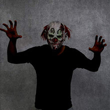 Load image into Gallery viewer, Halloween Scary Evil Clown Mask Horror Face Zombie Costume
