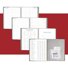 Load image into Gallery viewer, Academic Planner 2021-2022, AT-A-GLANCE Weekly &amp; Monthly Planner, 8-1/2" x 11", Large, for School, Teacher, Student, Signature Collection, Gray Felt (YP905A25)
