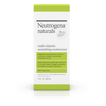 Load image into Gallery viewer, Neutrogena Naturals Multi-Vitamin Nourishing Daily Face Moisturizer with Antioxidant Bionutrients &amp; Vitamins B, C &amp; E, Non-Comedogenic &amp; Sulfate-, Paraben-, Phthalate- &amp; Dye-Free, 3 fl. oz

