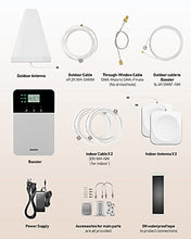 Load image into Gallery viewer, SuperBars Cell Phone Booster for Home, 6,000 sq ft with 2 Indoor Antennas, App Remote Monitor, All U.S. Carriers -Verizon, AT&amp;T, &amp; More, FCC Approved
