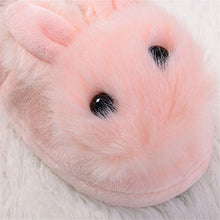 Load image into Gallery viewer, AyFUN Baby Girl's Bunny Slipper Warm House Shoes Pink US 5-6
