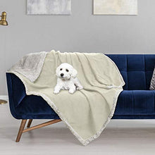 Load image into Gallery viewer, Pawsse Waterproof Pet Blanket,Pee Urine Proof Dog Blanket for Couch Sofa Bed,Soft Reversible Furniture Protector Cover,Liquid Resistance Blanket for Small Medium Large Dogs Cats

