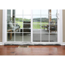 Load image into Gallery viewer, HOME DISTRICT Door Draft Stopper for Bottom of Door Sliding Glass Apartment and Patio Door Draft Stopper- Approx. 71" Long Gray
