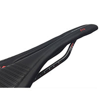 Load image into Gallery viewer, TOSEEK Comfortable Bike Seat Lightweight Carbon Fiber Bicycle Saddle Cushion with Leather Cover for Road Bike and Mountain Bike
