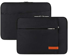 Load image into Gallery viewer, Lacdo 14 Inch Laptop Sleeve Computer Case Portable Bag for Dell Inspiron 14 5481 / HP Stream 14" / Acer Spin 3 / ASUS L402YA / HP Acer Chromebook 14, S330 / Flex 14 Notebook, Water-Resistant, Black
