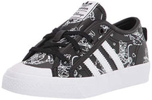 Load image into Gallery viewer, adidas Originals unisex-child Nizza X Disney Sport Goofy,Black/White/White,3.5 Big Kid
