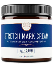 Load image into Gallery viewer, Stretch Mark Cream for Pregnancy - Moisturizing and Itchiness Relieving Formula Rich in High-Potency Naturals by Windsor Botanicals - Hypoallergenic and Cruelty-Free - 4oz
