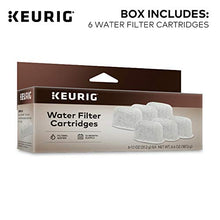 Load image into Gallery viewer, Keurig Water Filter Refill Cartridges, Replacement Water Filter Cartridges, Compatible with 2.0 K-Cup Pod Coffee Makers, 6 Count (Packaging May Vary)

