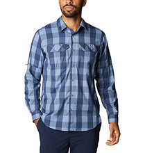 Load image into Gallery viewer, Columbia Men's Silver Ridge Lite Plaid Long Sleeve, Bluestone Buffalo Plaid, Large
