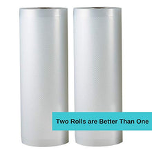 Load image into Gallery viewer, Houseables Vacuum Sealer Rolls, Sous Vide Bags, Large 11 Inch x 50 Ft, Commercial Grade Plastic, Food Vac Storage &amp; Seal, Airtight Vacume Saver, Microwave &amp; Freezer Safe, Store A Meal (2)
