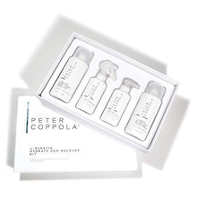 Load image into Gallery viewer, Peter Coppola a-Keratin Hydrate &amp; Recover Kit - Keratin Hair Treatment Kit - Includes Shampoo, Conditioner, Intensive Repair &amp; Daily Repair Treatments - Hydrate Nourish Repair Damaged Hair
