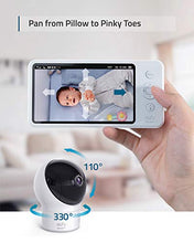 Load image into Gallery viewer, Video Baby Monitor, eufy Security, Video Baby Monitor with Camera and Audio, 720p HD Resolution, Night Vision, 5" Display, 110° Wide-Angle Lens Included, Lullaby Player, Ideal for New Moms
