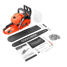 Load image into Gallery viewer, Tinfancy 62CC Chainsaw, 20” 2-Stroke Portable Gas Chainsaw, Handed Petrol Woodcutting Saw with Tool Kit
