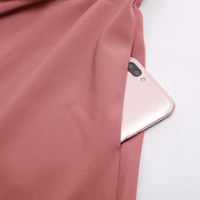 Load image into Gallery viewer, Salmon Pink Skirts for Women Ladies High Waist Pleated Skirt with Belt Size M
