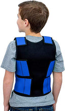 Load image into Gallery viewer, Special Supplies Sensory Compression Vest Deep Pressure Comfort for Autism, Hyperactivity, Mood Processing Disorders, Breathable, Form-Fitting, Kids and Adults (Blue, X-Small 14x24 inches)
