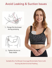 Load image into Gallery viewer, Momcozy S9 Double Wearable Breast Pump, Hands-Free Breast Pump, Portable Electric Breast Pump with 2 Mode &amp; 5 Levels, Painless Breastfeeding Breastpump Can Be Worn in-Bra, 24mm Grey
