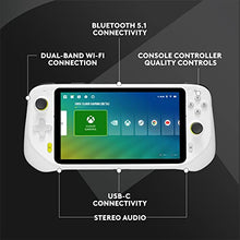 Load image into Gallery viewer, Logitech G Cloud Gaming Handheld , Portable Gaming Console with Long-Battery Life, 1080P 7-Inch Touchscreen, Lightweight Design, Xbox Cloud Gaming, NVIDIA GeForce NOW, Google Play
