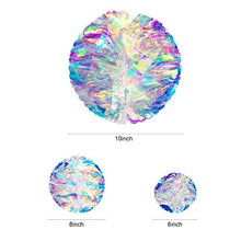 Load image into Gallery viewer, Hanging Decorations Iridescent Honeycomb Ball Foil Ceiling Hanging Flowers for Bridal Shower Wedding Birthday Frozen Theme Party Fairy Princess Rainbow Show Decoration

