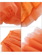 Load image into Gallery viewer, DRESSTELLS Tutus for Women Tulle Skirt Knee Length Girls Tutu Skirt for Evening Party Homecoming Gown Prom Black L-XL
