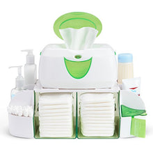 Load image into Gallery viewer, Munchkin Diaper Duty Organizer, Green/White
