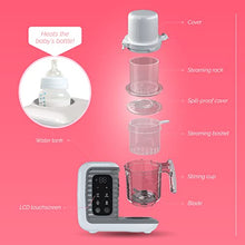 Load image into Gallery viewer, Children of Design 8 in 1 Smart Baby Food Maker &amp; Processor, Steamer, Blender, Cooker, Masher, Puree, Formula &amp; Bottle Warmer Prep System
