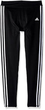 Load image into Gallery viewer, adidas Girls' Big Performance Tight Legging, Black Adi, Large

