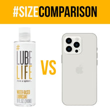 Load image into Gallery viewer, #LubeLife Water-Based Personal Lubricant, Lube for Men, Women and Couples, Non-Staining, 8 Fl Oz
