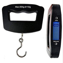 Load image into Gallery viewer, Luggage Weight Scale,Electronic Fish Scale,LCD Display Portable Bag Scales Hanging Hook Scale for Fishing Travel 110lb/50kg
