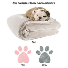 Load image into Gallery viewer, Waterproof Pet Blanket-50”x60” Soft Plush Throw Protects Couch, Chairs, Car, or Bed from Spills, Stains, or Pet Fur-Machine Washable by Petmaker (Tan)
