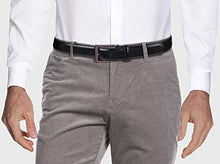 Load image into Gallery viewer, Dockers Men's 1 3/8 in. Feather-Edge Belt with Two-Row Stitching, Deep Black, 34
