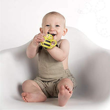 Load image into Gallery viewer, sweetbee Buzzy Bee Multi-Textured, Soft &amp; Soothing, Easy-Hold, Silicone Teether Toy (BPA Free, Freezer &amp; Dishwasher Safe)
