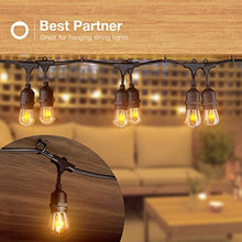 Load image into Gallery viewer, addlon Screw Hooks for Hanging Incandescent String Lights 40 Pcs with Safety Buckle
