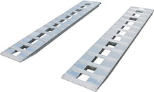 Load image into Gallery viewer, 6 FT x 15" Aluminum 6800 LB RampS CAR Truck Trailer Auto Hauler Knife &amp; Hook Ends
