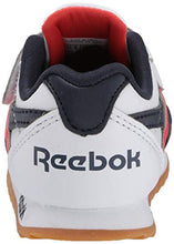 Load image into Gallery viewer, Reebok baby boys Reebok Royal Cljog 2 Kc Sneaker, White/Collegiate Navy/Radiant Red, 5 Infant US

