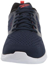 Load image into Gallery viewer, Reebok Men's Sublite Prime Running Shoe, Collegiate Navy/White/Vivid Orange, 6.5 M US

