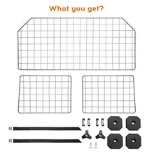 Load image into Gallery viewer, Adakiit Dog Barrier for SUV Car &amp; Vehicles, Adjustable Pet Barrier Car Gate Universal Fit Wire Mesh Dog Car Guard - Car Divider for Dogs Pets SUVs
