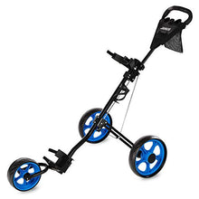 Load image into Gallery viewer, Janus Golf Push Cart, Golf cart for Golf Bag，Golf Pull cart for Golf Clubs, Golf Push carts 3 Wheel Folding, Golf Accessories for Men Women，Golf cart Accessories，Ideal for Golf Clubs
