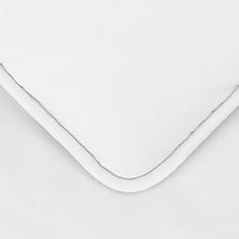 Load image into Gallery viewer, AmazonBasics Pinch Pleat Down-Alternative Comforter Bedding Set - Full / Queen, Bright White
