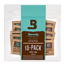 Load image into Gallery viewer, Boveda Wooden Music Instruments - 49% RH 2-Way Humidity Control - Size 8 For Wooden Instruments – Protects All Wood Instruments For Optimal Sound – Prevents Cracking &amp; Warping Of Guitars – 10 Count
