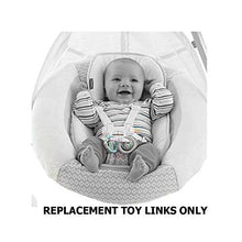 Load image into Gallery viewer, Replacement Toy Links for Fisher-Price Moonlight Meadow Deluxe Cradle 'n Swing CHM78 - Includes White Blue Gray Links
