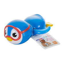 Load image into Gallery viewer, Munchkin Wind Up Swimming Penguin Bath Toy, Blue
